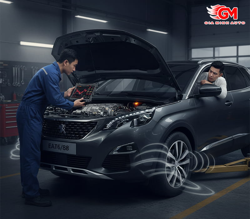 Lỗi hộp số Peugeot 3008