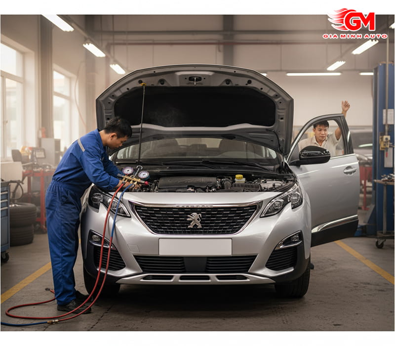 Lỗi điều hòa Peugeot 5008