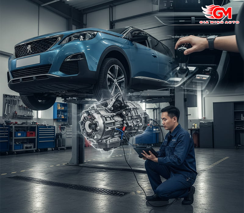 Lỗi hộp số Peugeot 5008