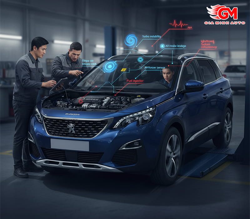 Xe bị yếu máy hoặc mất công suất