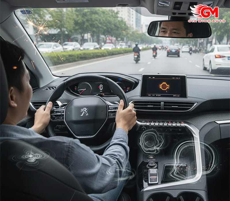 Xe rung giật khi vận hành