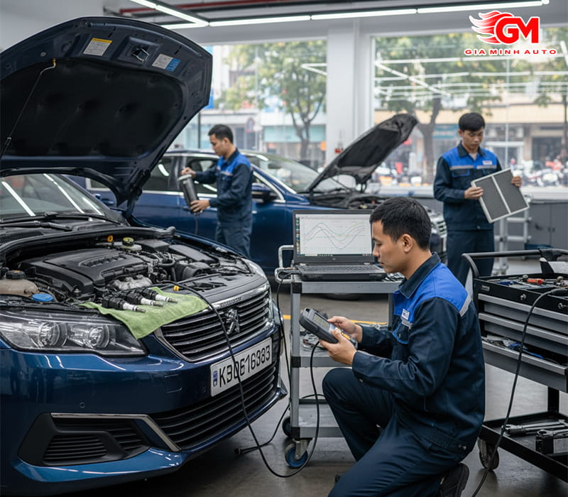 Quy trình xử lý lỗi động cơ Peugeot chuẩn kỹ thuật