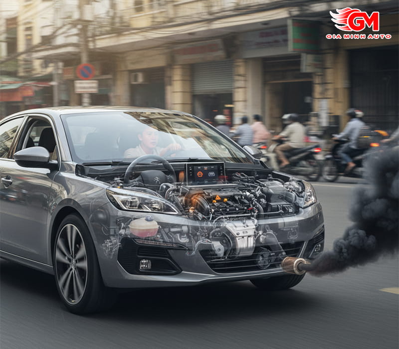 Các biểu hiện kèm theo khi xe báo lỗi