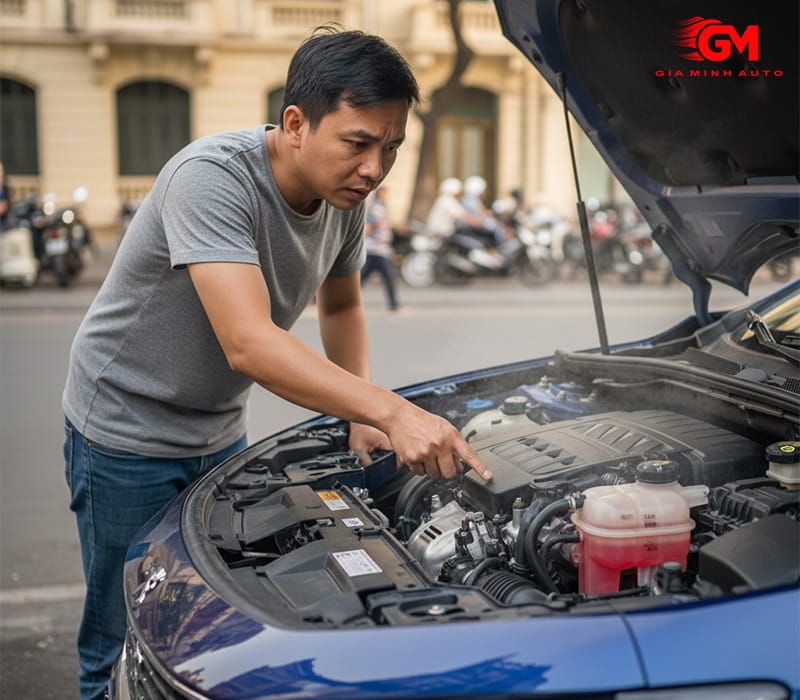 Peugeot hao nước làm mát