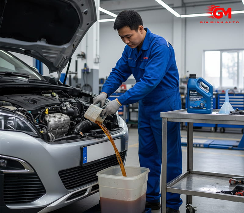 Thay thế nước làm mát định kỳ sau mỗi 40.000km - 60.000km