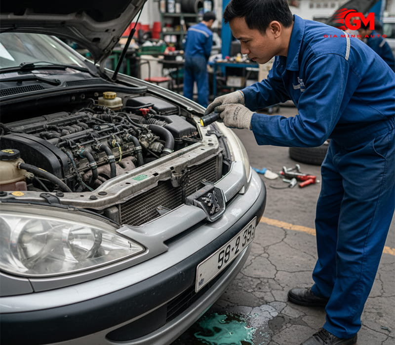 Rò rỉ tại các đường ống dẫn và khớp nối