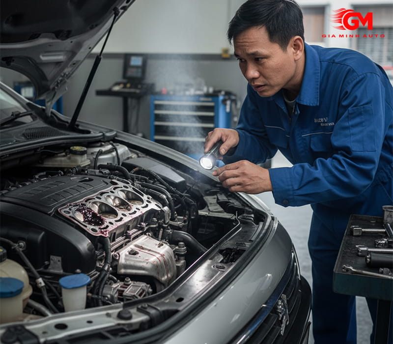 Vấn đề nghiêm trọng về gioăng mặt máy (Gioăng quy lát)