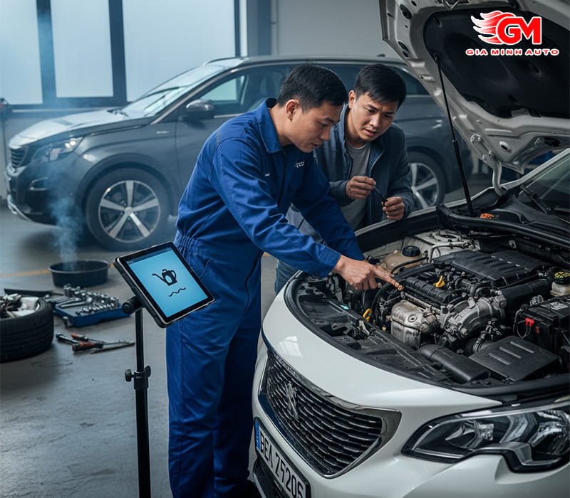 Thực trạng và dấu hiệu nhận biết xe Peugeot bị hao nhớt