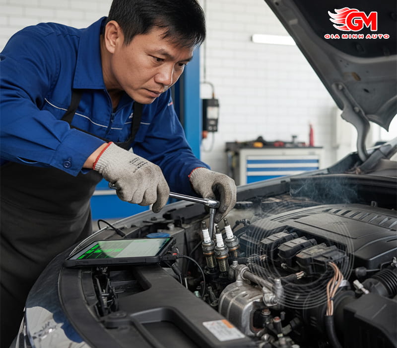 Hệ thống đánh lửa (Bugi, bô bin) bị xuống cấp