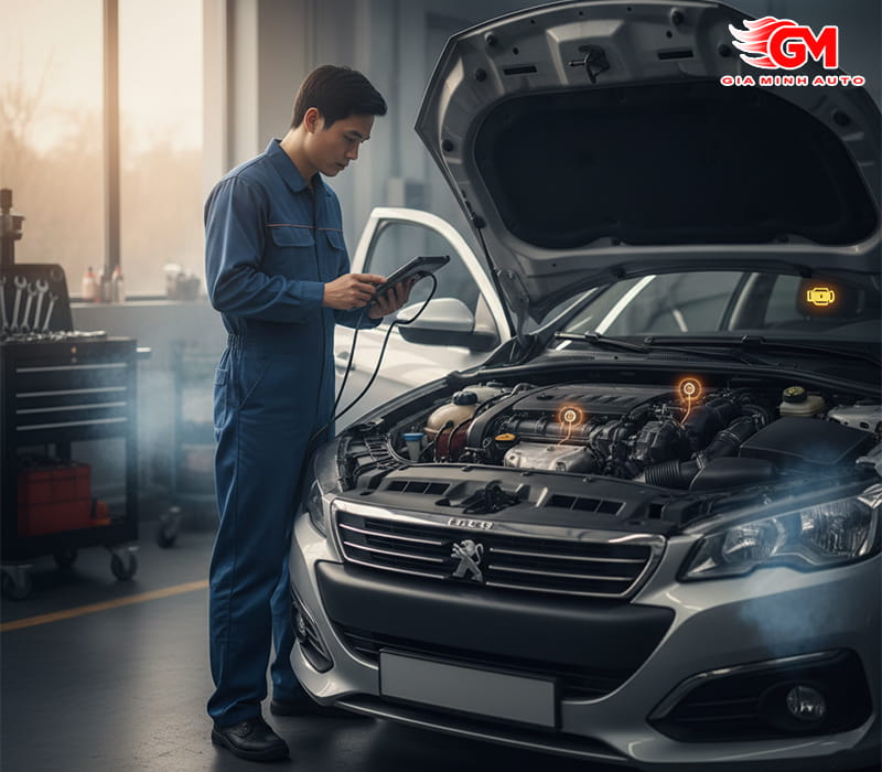 Cảm biến Oxy hoặc cảm biến lưu lượng khí nạp (MAF) gặp lỗi