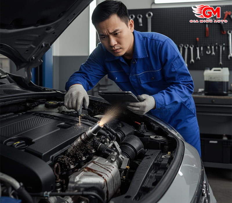 Kim phun nhiên liệu bị nghẹt
