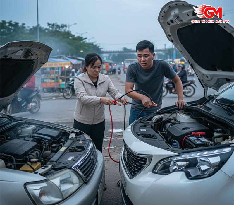 Kiểm tra và câu bình ắc quy đúng cách: Hướng dẫn sơ bộ để chủ xe có thể di chuyển xe đến gara