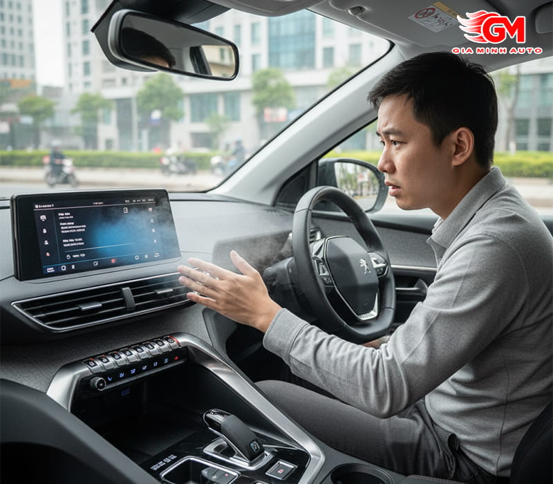 Peugeot lạnh lúc đầu rồi mất lạnh