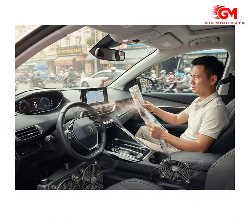 Peugeot mất lạnh khi dừng xe hoặc đi chậm