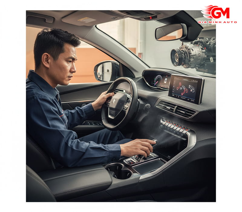 Điều hòa Peugeot chỉ ra gió nhưng không lạnh