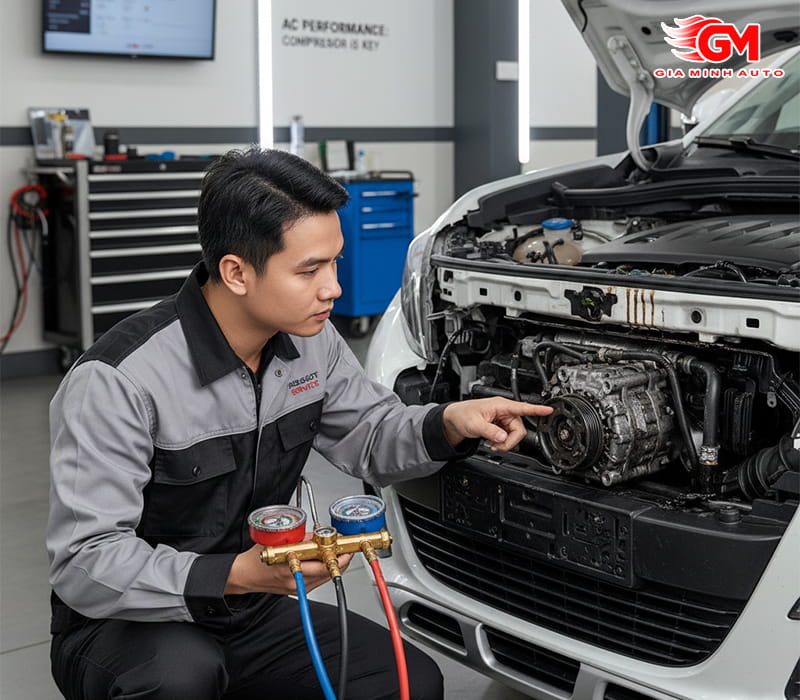 Hỏng lốc lạnh điều hòa Peugeot