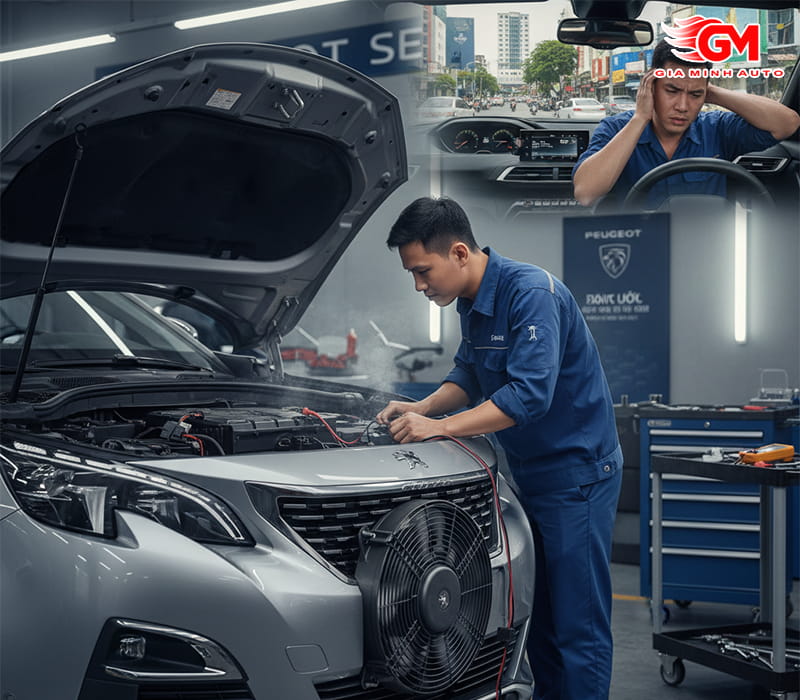 Quạt dàn nóng hoạt động kém