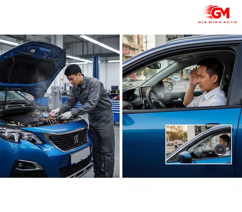 Thiếu gas hoặc rò rỉ gas lạnh
