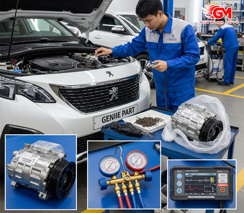 Thay lốc lạnh khi bị hỏng nặng