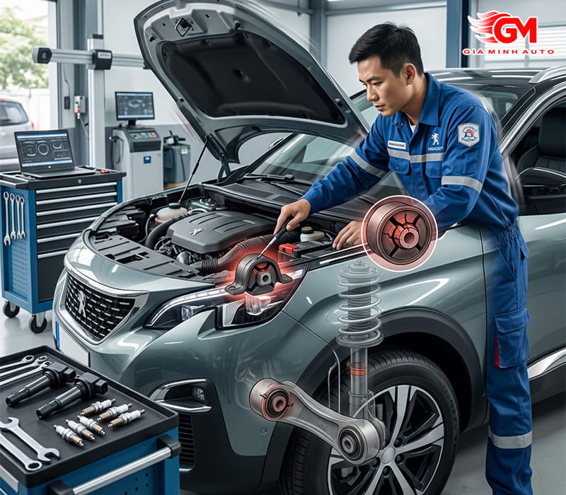 Các loại phụ tùng Peugeot cần kiểm tra và thay thế ngay