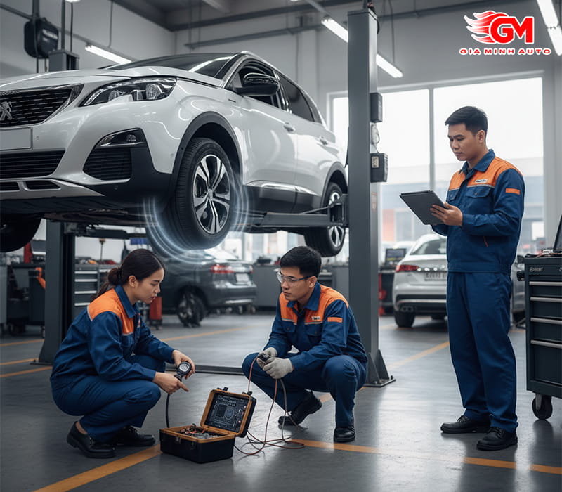 Gia Minh Auto – Giải pháp cho xe Peugeot êm ái như mới
