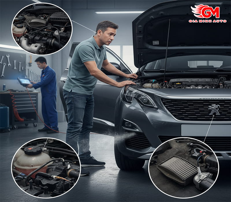 Peugeot hao xăng bất thường