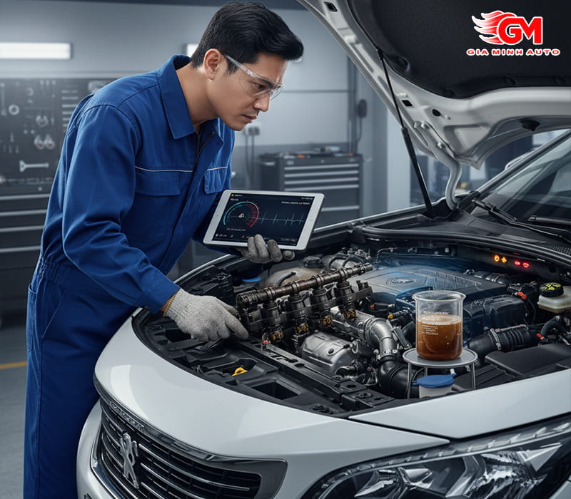 Kim phun và bơm nhiên liệu gặp vấn đề