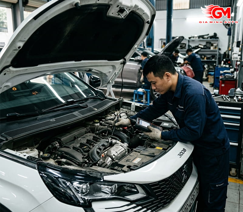 Peugeot 3008 bị yếu máy